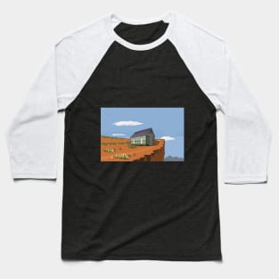 A house on the cliff Baseball T-Shirt